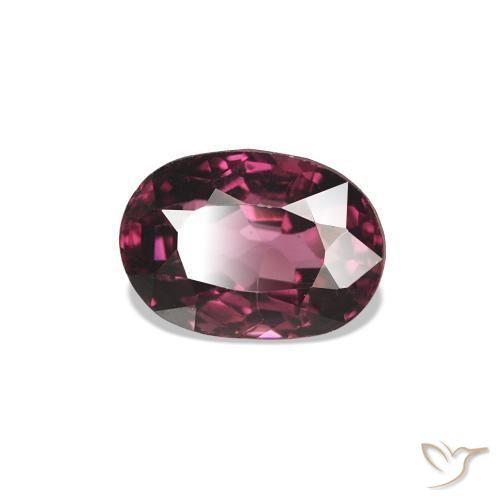 0.91 ct Purple Spinel Stone, Natural Spinel in Oval Facet Shape for Sale