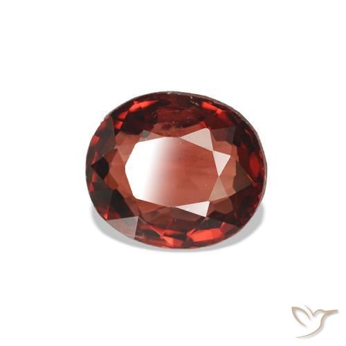 0.61 ct Red Spinel Stone, Natural Spinel in Oval Facet Shape for Sale