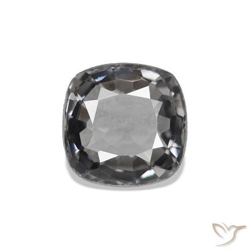 0.73 ct Gray Spinel Gemstone, Spinel Gem in Cushion-Cut Shape for Sale.