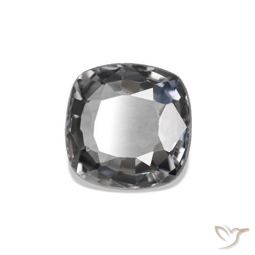 0.73 ct Gray Spinel Stone, Natural Spinel in Cushion-Cut Shape for Sale