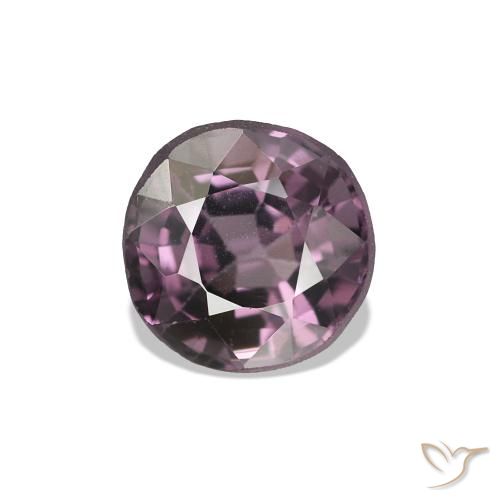 0.77 ct Purple Spinel Gemstone, Spinel Gem in Round Facet Shape for Sale.