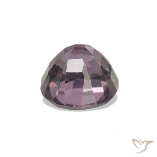 Spinel Gemstone in 5.3 mm Size for Sale, Spinel Stone in Medium Dark-Purple Color