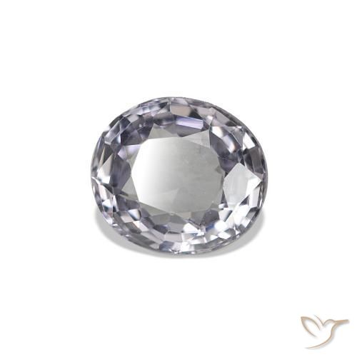 0.71 ct Gray Spinel Stone, Natural Spinel in Oval Facet Shape for Sale