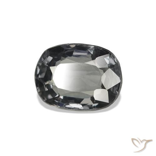 0.67 ct Gray Spinel Stone, Natural Spinel in Cushion-Cut Shape for Sale