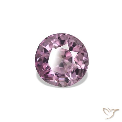 0.63 ct Purple Spinel Stone, Natural Spinel in Round Facet Shape for Sale