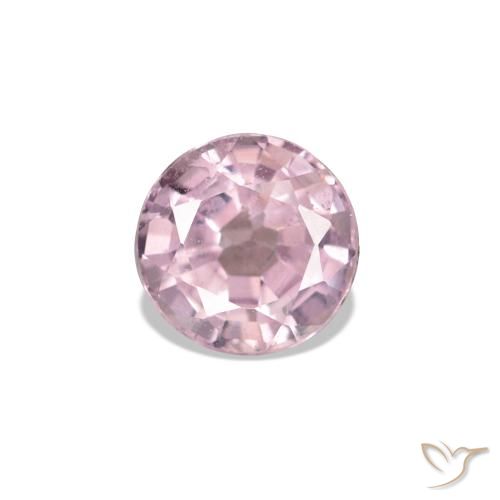 0.56ct Light Rose Pink Spinel, Round, VVS-VS