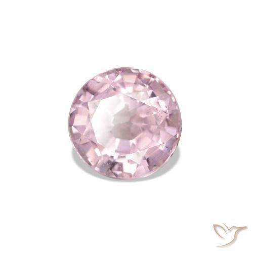 0.56 ct Pink Spinel Stone, Natural Spinel in Round Facet Shape for Sale