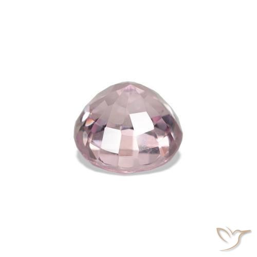 Spinel Gemstone in 5 mm (calibrated) Size for Sale, Spinel Stone in Very Light Bubblegum Pink Color