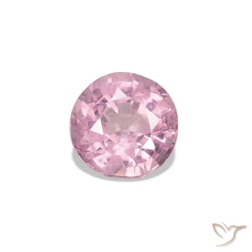 0.46 ct Pink Spinel Gemstone, Spinel Gem in Round Facet Shape for Sale.