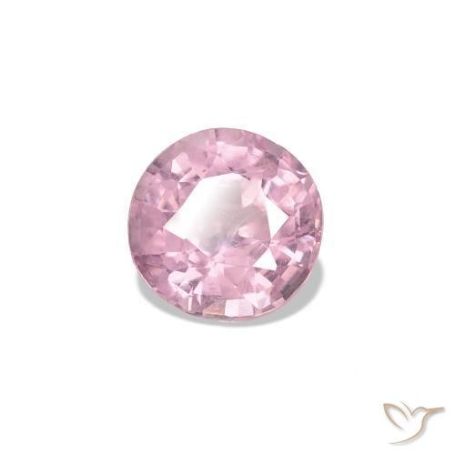0.46 ct Pink Spinel Stone, Natural Spinel in Round Facet Shape for Sale