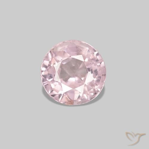 0.53 ct Pink Spinel Gemstone, Spinel Gem in Round Facet Shape for Sale.