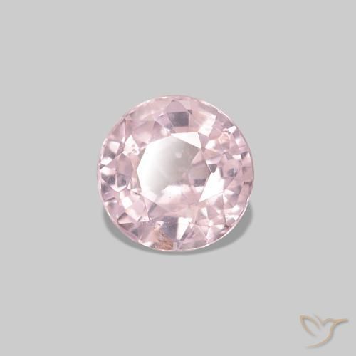 0.53 ct Pink Spinel Stone, Natural Spinel in Round Facet Shape for Sale