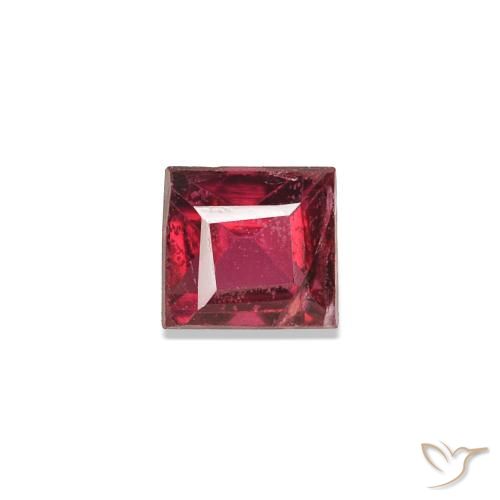 0.28 ct Red Spinel Stone, Natural Spinel in Baguette Facet Shape for Sale