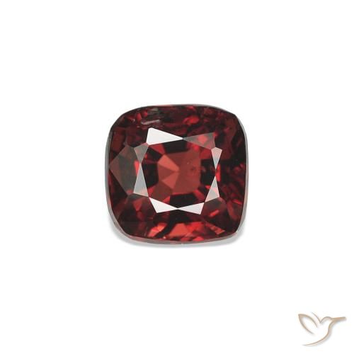 0.81ct Deep Blood Red Spinel, Cushion, VVS-VS
