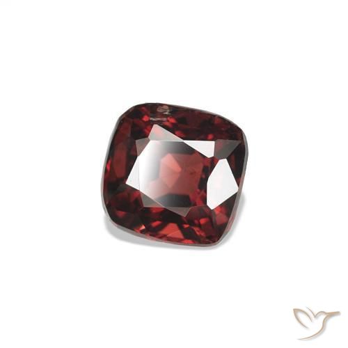 0.81 ct Red Spinel Stone, Natural Spinel in Cushion-Cut Shape for Sale