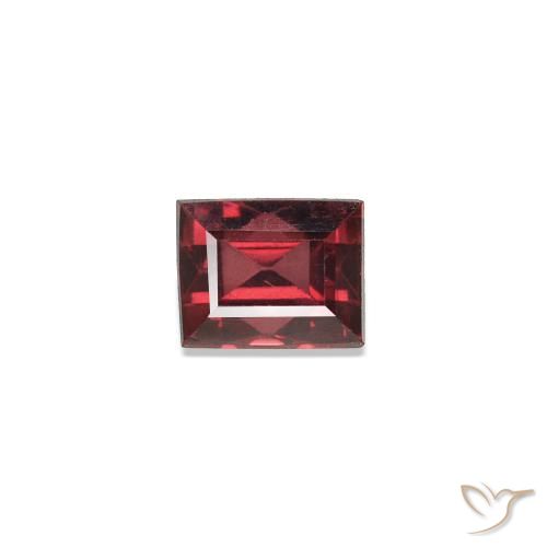 0.36ct Natural Deep Red Spinel, Baguette, VVS-VS, Photo A