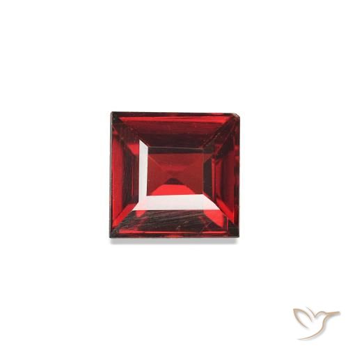 0.56ct Sangria Red Spinel, Square, VVS-VS