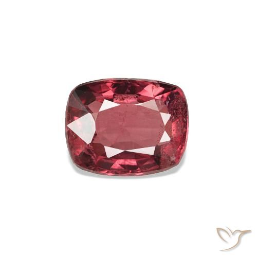 0.61 ct Red Spinel Gemstone, Spinel Gem in Cushion-Cut Shape for Sale.