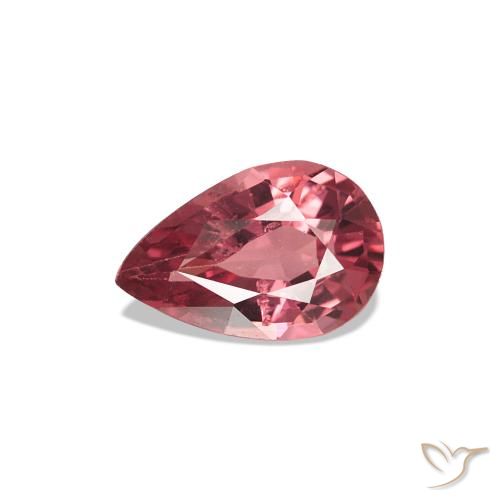 0.47 ct Red Spinel Stone, Natural Spinel in Pear Facet Shape for Sale