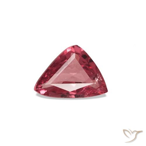 0.28 ct Red Spinel Gemstone, Spinel Gem in Trillion Facet Shape for Sale.