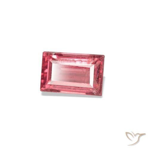 0.24 ct Pink Spinel Stone, Natural Spinel in Baguette Facet Shape for Sale