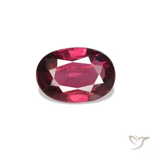 0.59 ct Red Spinel Gemstone, Spinel Gem in Oval Facet Shape for Sale.