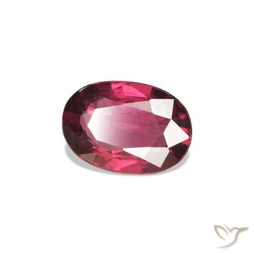 0.59 ct Red Spinel Stone, Natural Spinel in Oval Facet Shape for Sale