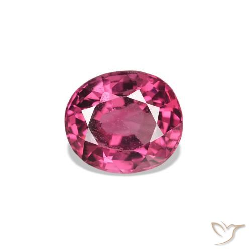 0.67ct Raspberry Red Spinel, Oval, VS