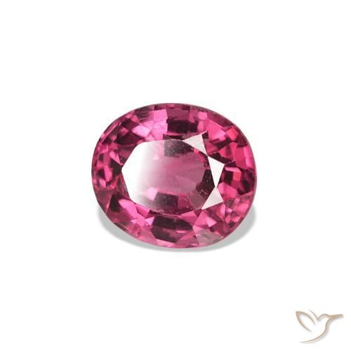 0.67 ct Red Spinel Stone, Natural Spinel in Oval Facet Shape for Sale
