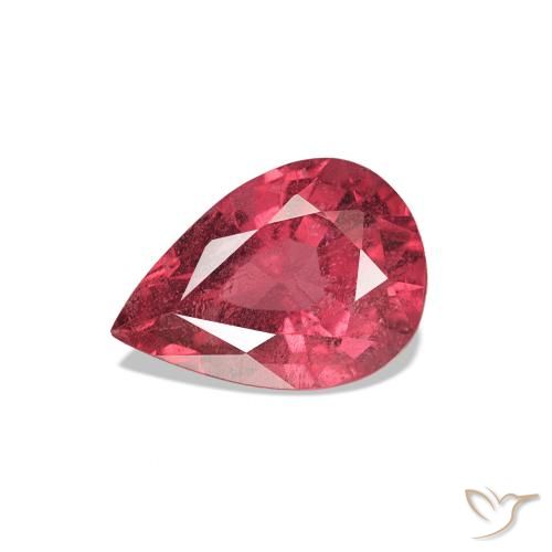 0.96ct Pinkish Red Spinel Gemstones, Pear Shape, VS