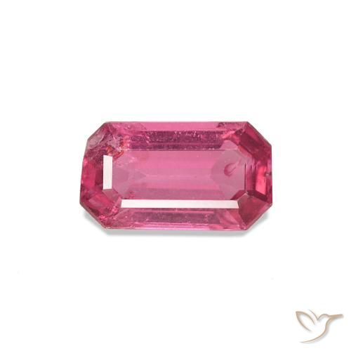 0.56ct Dark Pink Spinel, Emerald Cut, VS-SI