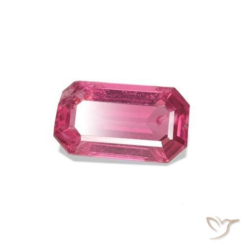 0.56 ct Pink Spinel Stone, Natural Spinel in Octagon Step Cut Shape for Sale