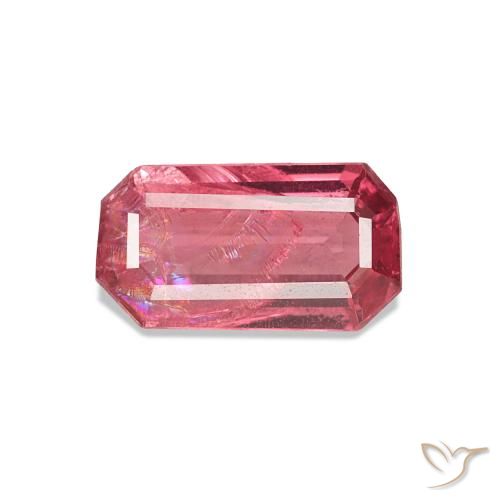 0.83ct Intense Pink Spinel, Emerald Cut, VS-SI