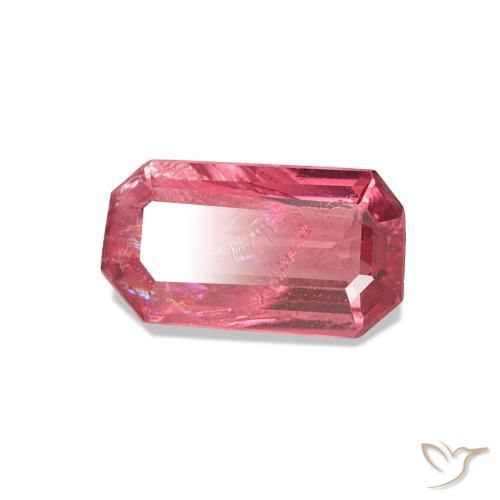 0.83 ct Pink Spinel Stone, Natural Spinel in Octagon Step Cut Shape for Sale