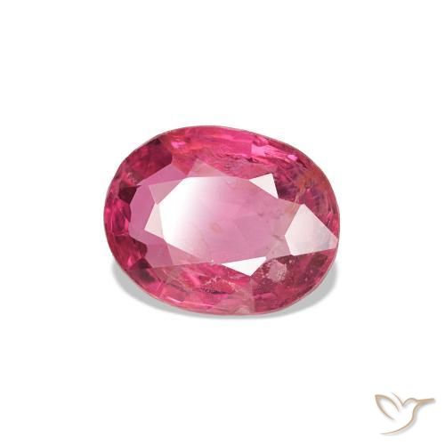0.97 ct Pink Spinel Stone, Natural Spinel in Oval Facet Shape for Sale
