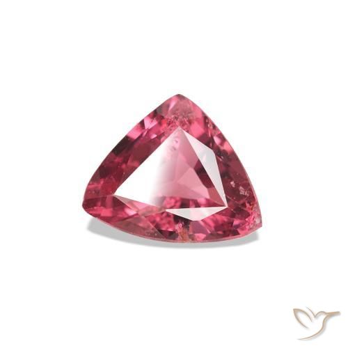 0.48 ct Pink Spinel Stone, Natural Spinel in Trillion Facet Shape for Sale