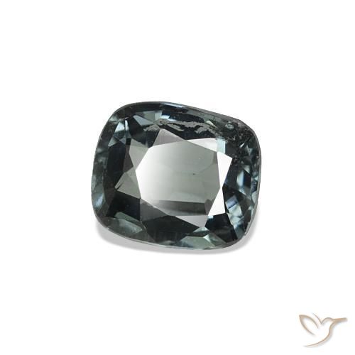 0.54 ct Gray Spinel Stone, Natural Spinel in Cushion-Cut Shape for Sale