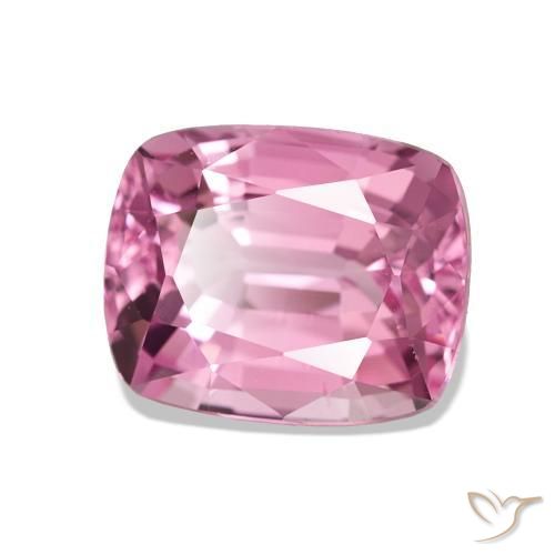 3.09 ct Pink Spinel Stone, Natural Spinel in Cushion-Cut Shape for Sale