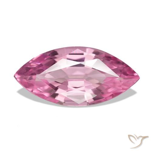 3.08 ct Pink Spinel Gemstone, Spinel Gem in Marquise Facet Shape for Sale.