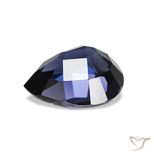 Spinel Gemstone in 8.4 x 6.7 mm Size for Sale, Spinel Stone in Navy Blue Color