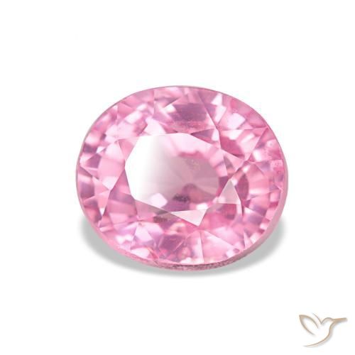 2.02 ct Pink Spinel Stone, Natural Spinel in Oval Facet Shape for Sale
