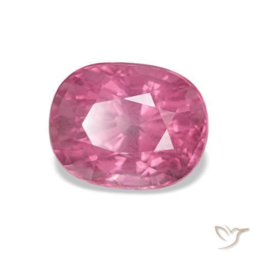 3.04 ct Pink Spinel Stone, Natural Spinel in Oval Facet Shape for Sale