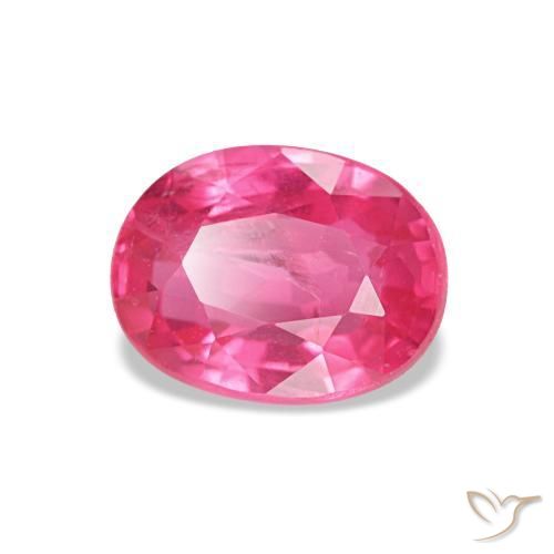 1.02 ct Pink Spinel Stone, Natural Spinel in Oval Facet Shape for Sale