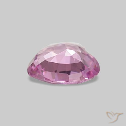Spinel Gemstone in 6.5 x 5.9 mm Size for Sale, Spinel Stone in Very Light Royal Purple Pink Color