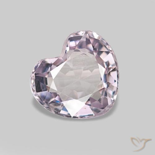 0.82 ct Pink Spinel Stone, Natural Spinel in Heart Facet Shape for Sale