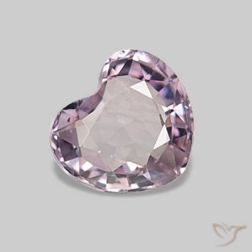 0.75 ct Pink Spinel Stone, Natural Spinel in Heart Facet Shape for Sale