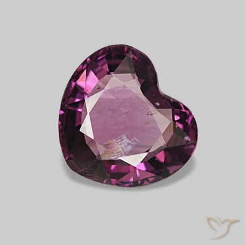 0.72ct Purple Spinel, Heart, VS