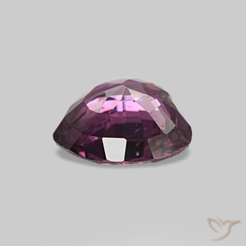 Spinel Gemstone in 6.1 x 5.4 mm Size for Sale, Spinel Stone in Dark Purple Color