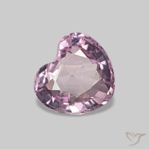 0.70 ct Pink Spinel Stone, Natural Spinel in Heart Facet Shape for Sale