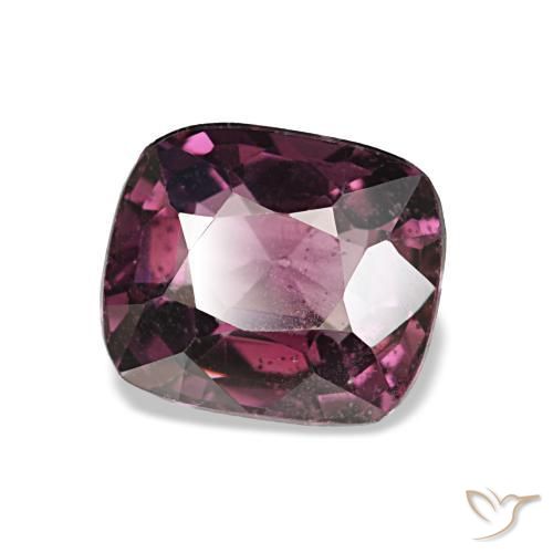 1.28 ct Purple Spinel Stone, Natural Spinel in Cushion-Cut Shape for Sale